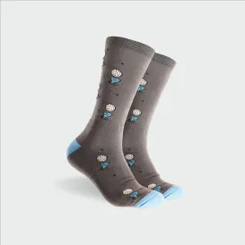 Men's Golf Mania Bamboo Comfort Crew Socks - Charcoal