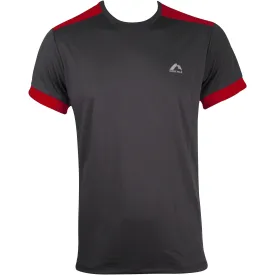 More Mile Action Short Sleeve Mens Running Top - Grey