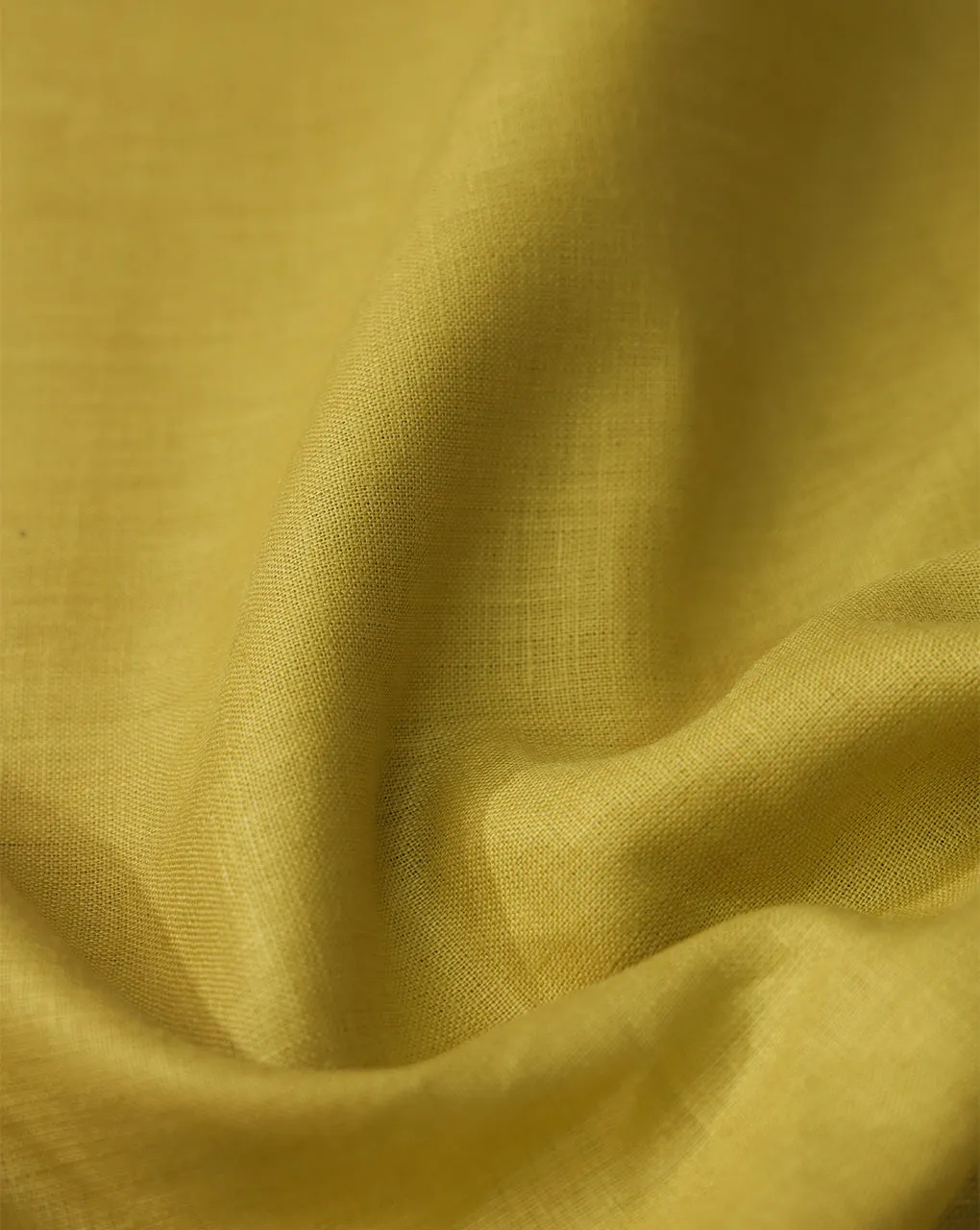 MUSTARD PLAIN LINEN SHIRTING FABRIC