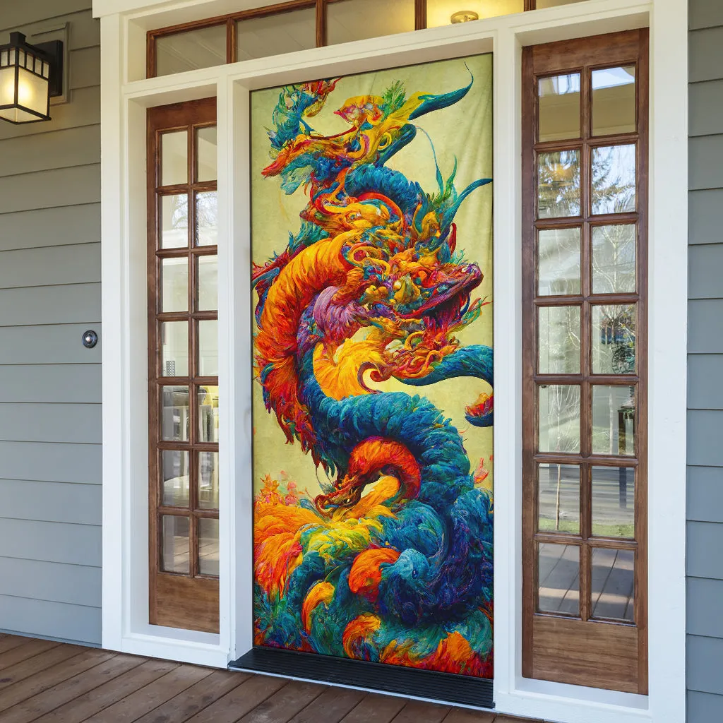 New Years Dragon Bouquet Door Sock | Michael Garfield