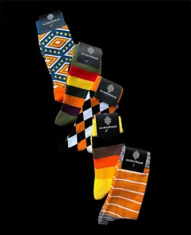Orange Pop (5 Pairs)