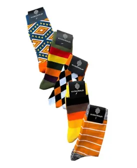 Orange Pop (5 Pairs)