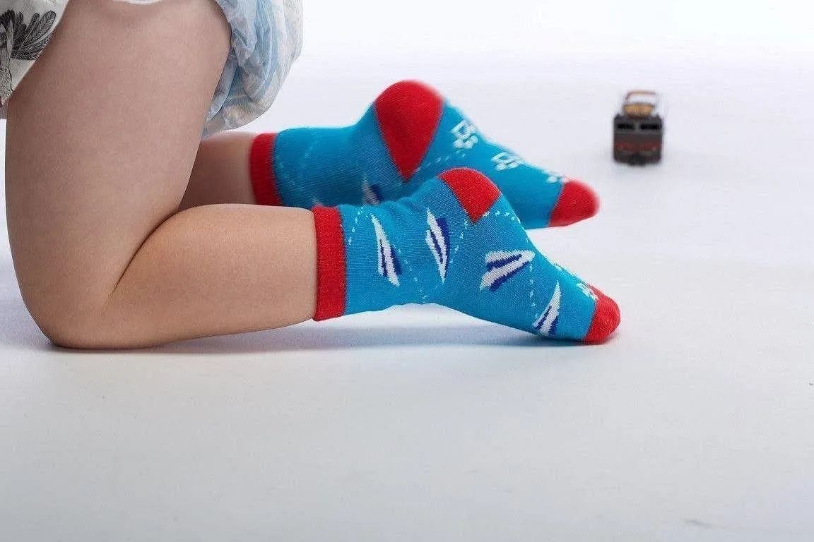 Paper Planes - Baby Socks by GetSocked