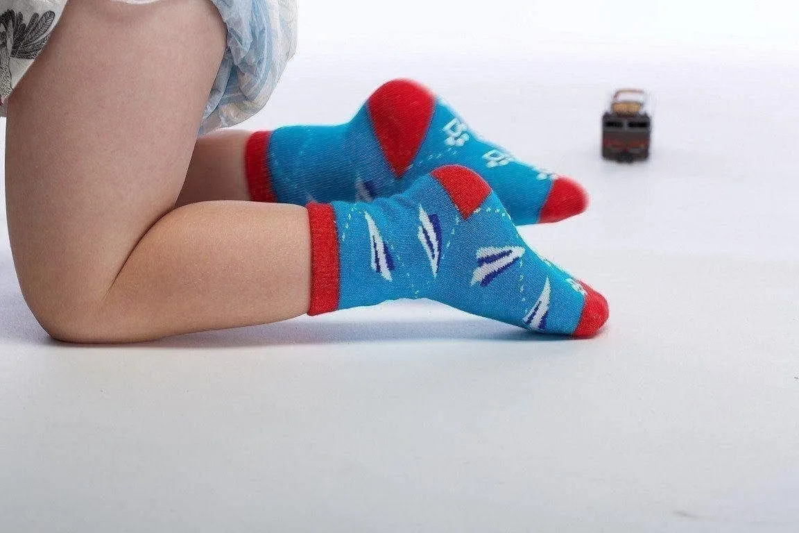 Paper Planes - Baby Socks by GetSocked