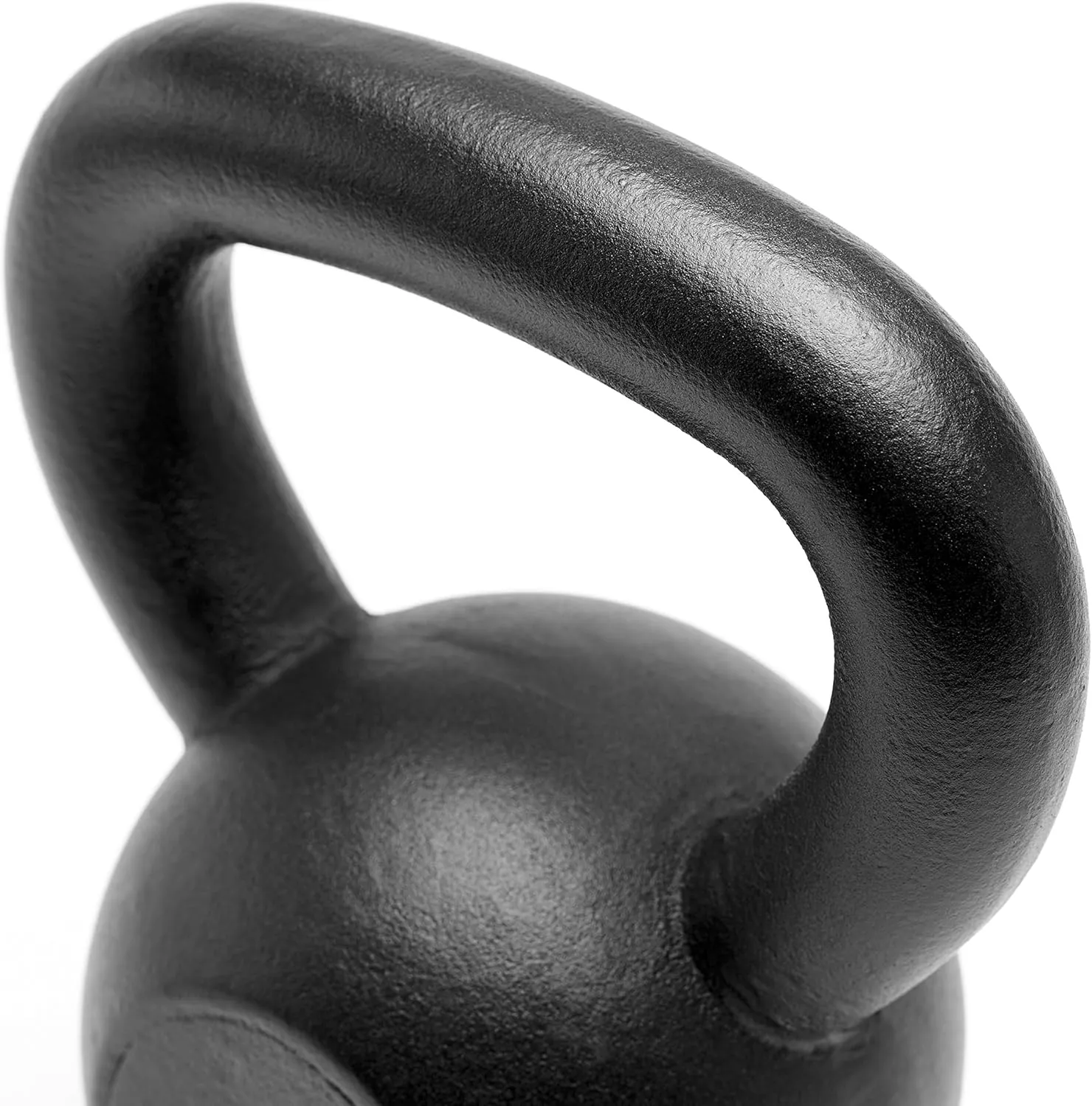 Premium Powder Coated Solid Cast Iron Kettlebell Weights 5, 10, 15, 20, 25, 30, 35, 40, 45 lbs