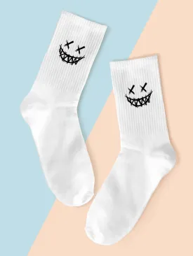 Scary Smile Socks Funny Socks for Women Novelty Socks Funky Socks Gift for Her