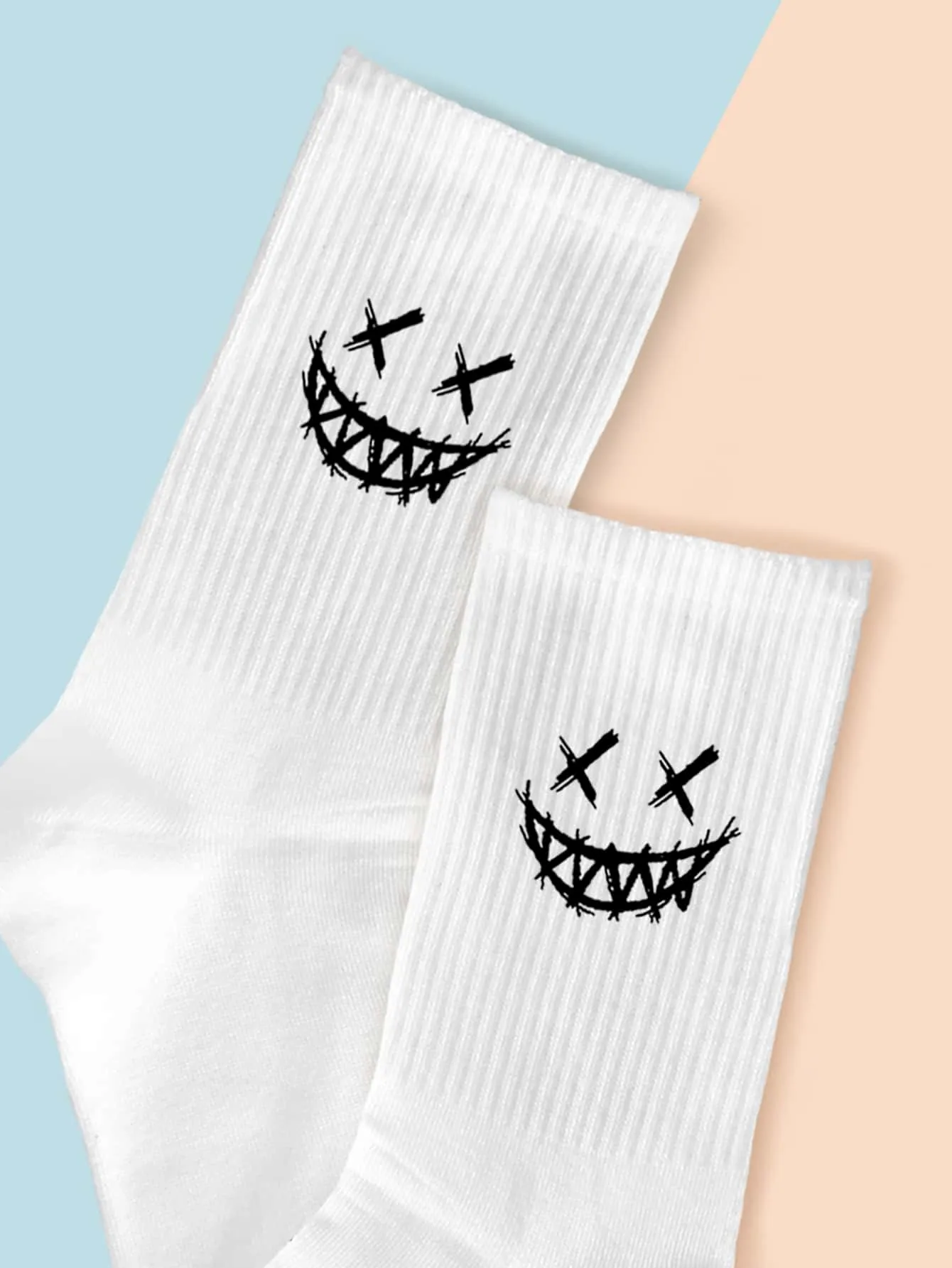 Scary Smile Socks Funny Socks for Women Novelty Socks Funky Socks Gift for Her