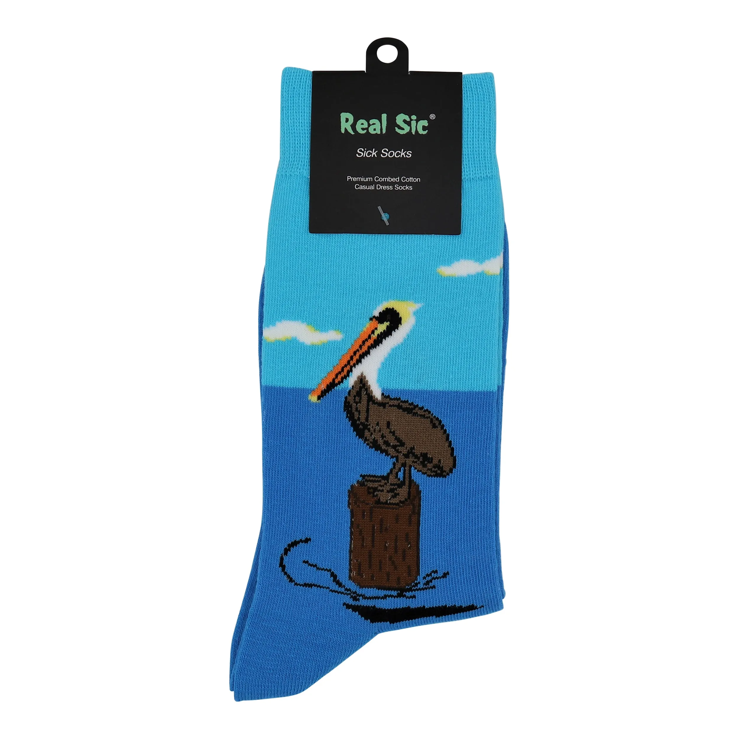 Sick Socks – Pelican & Fish - Exotic Animal Casual Socks