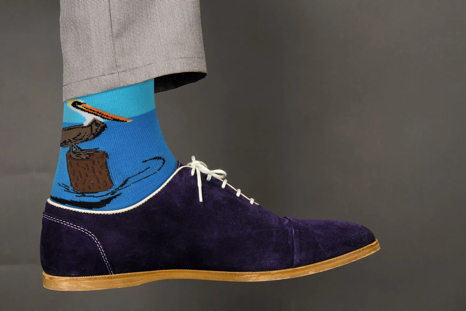 Sick Socks – Pelican & Fish - Exotic Animal Casual Socks