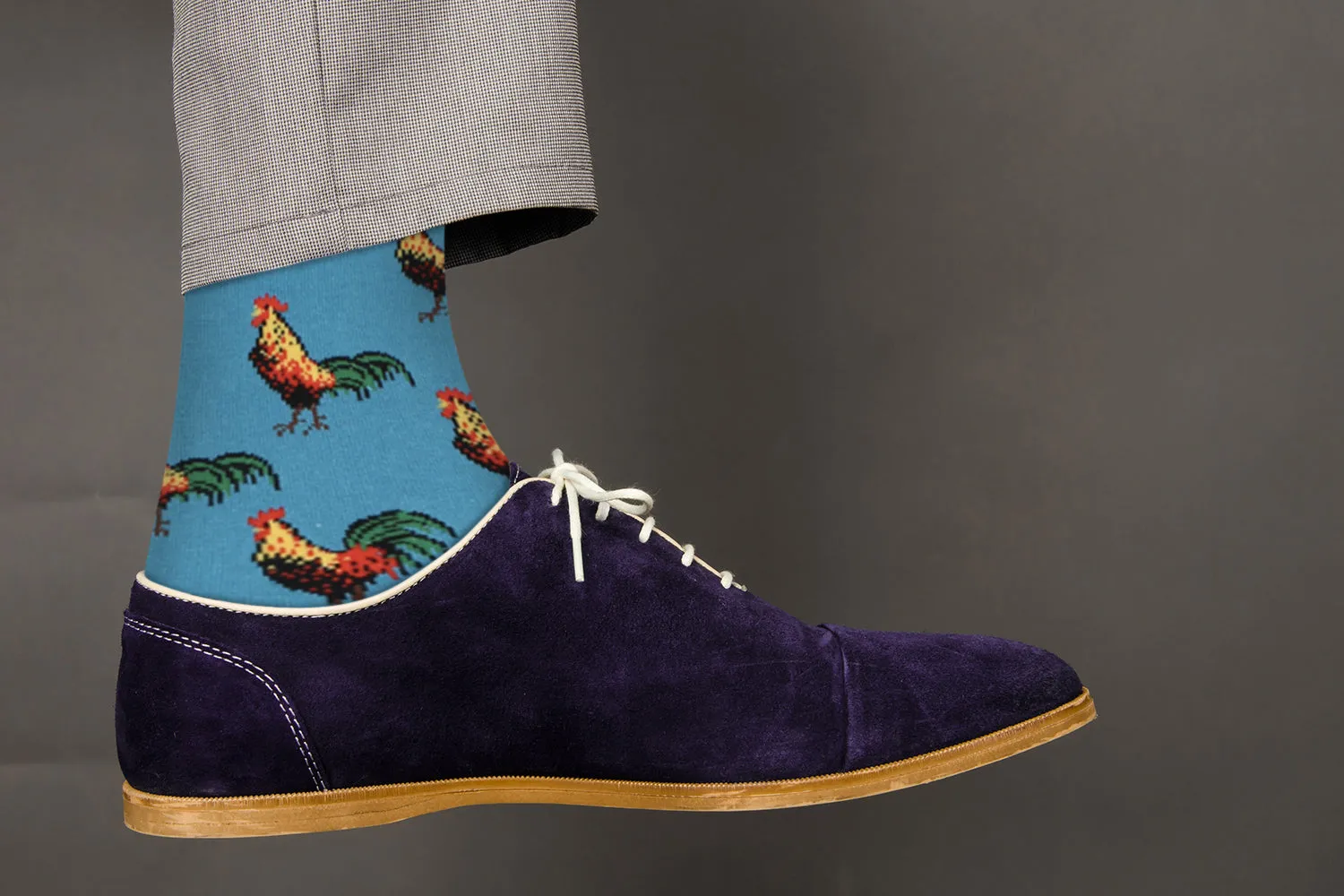 Sick Socks – Rooster / Cock - Animals Casual Dress Socks