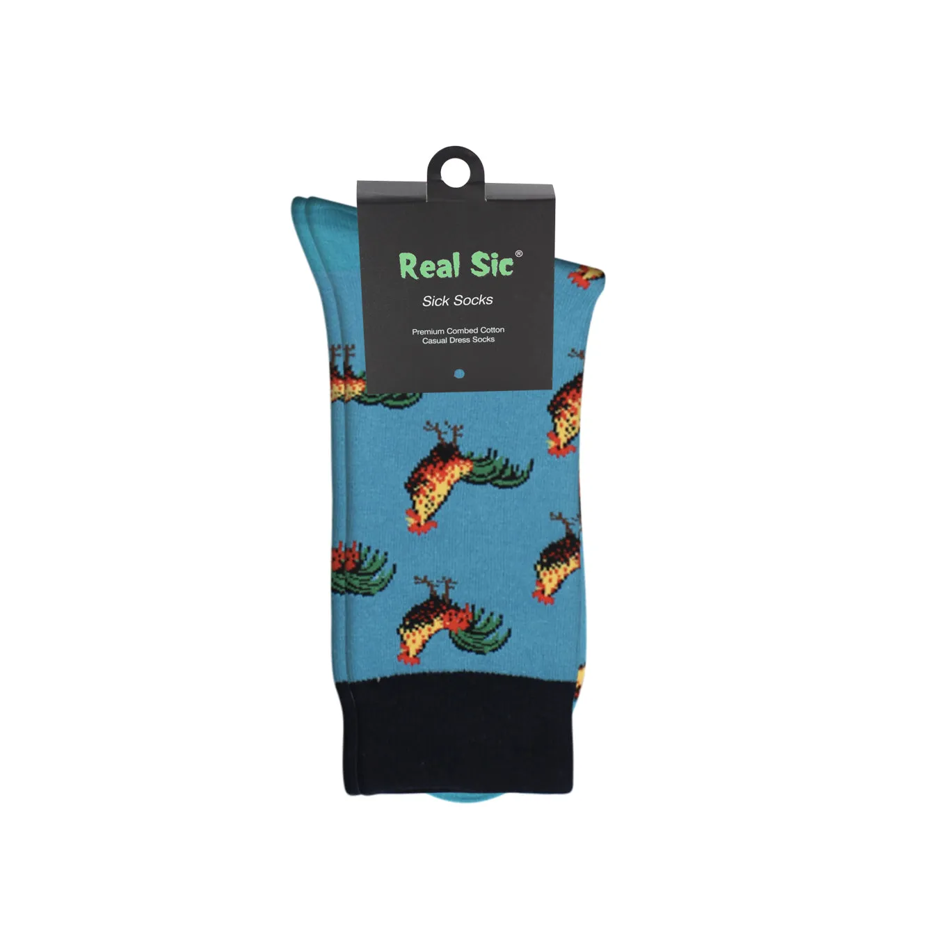 Sick Socks – Rooster / Cock - Animals Casual Dress Socks