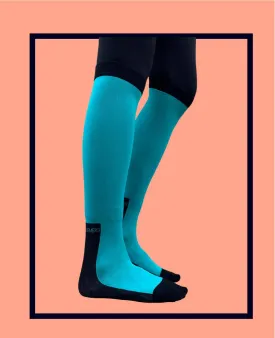 Simple Solids Pair & A Spare - Bright Teal Socks