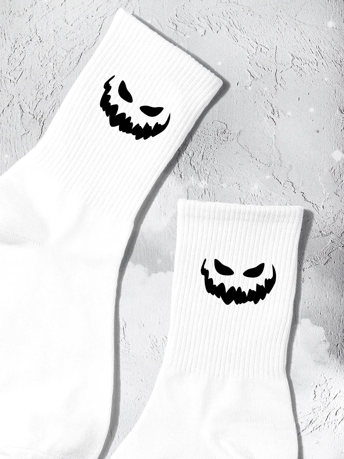 Smile Face Print Socks Funny Socks for Women Novelty Socks Funky Socks Gift for