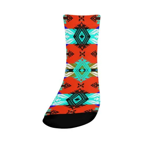 Sovereign Nation Blue Crew Socks