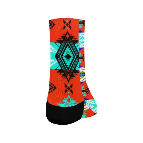 Sovereign Nation Blue Crew Socks