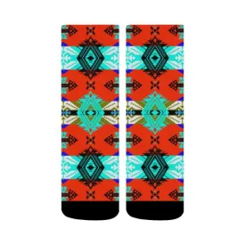 Sovereign Nation Blue Crew Socks