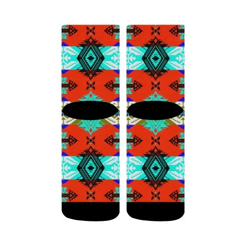 Sovereign Nation Blue Crew Socks