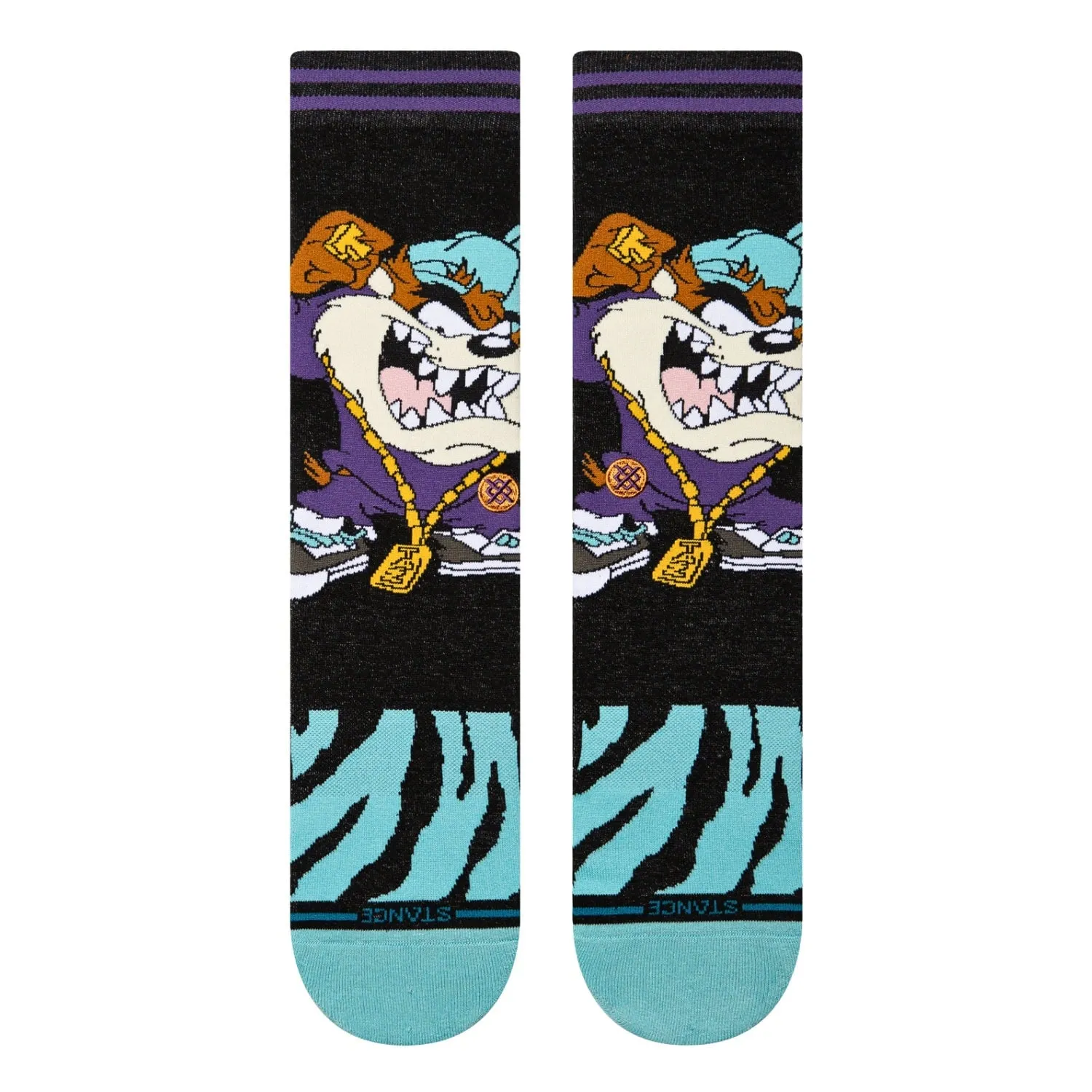 Stance x Looney Tunes Taz Crew Socks - Black