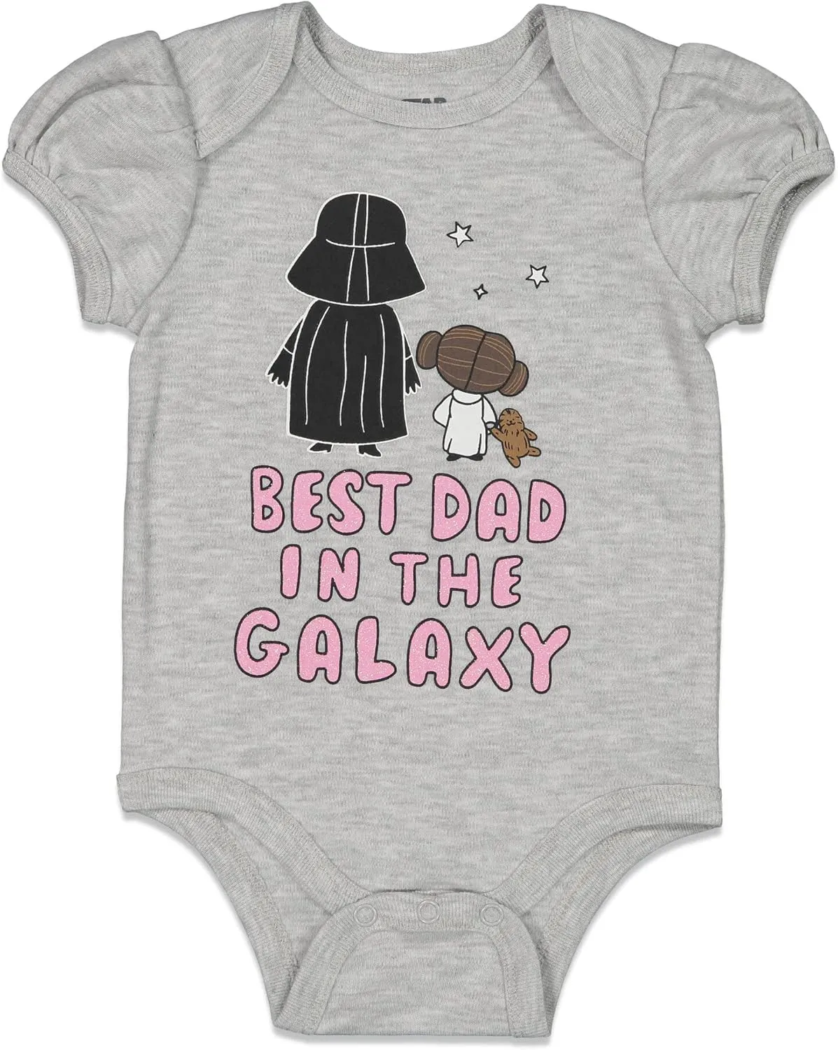 STAR WARS Father's Day Christmas Baby Girls Bodysuit Newborn to Infant Sizes (Newborn - 24 Months)
