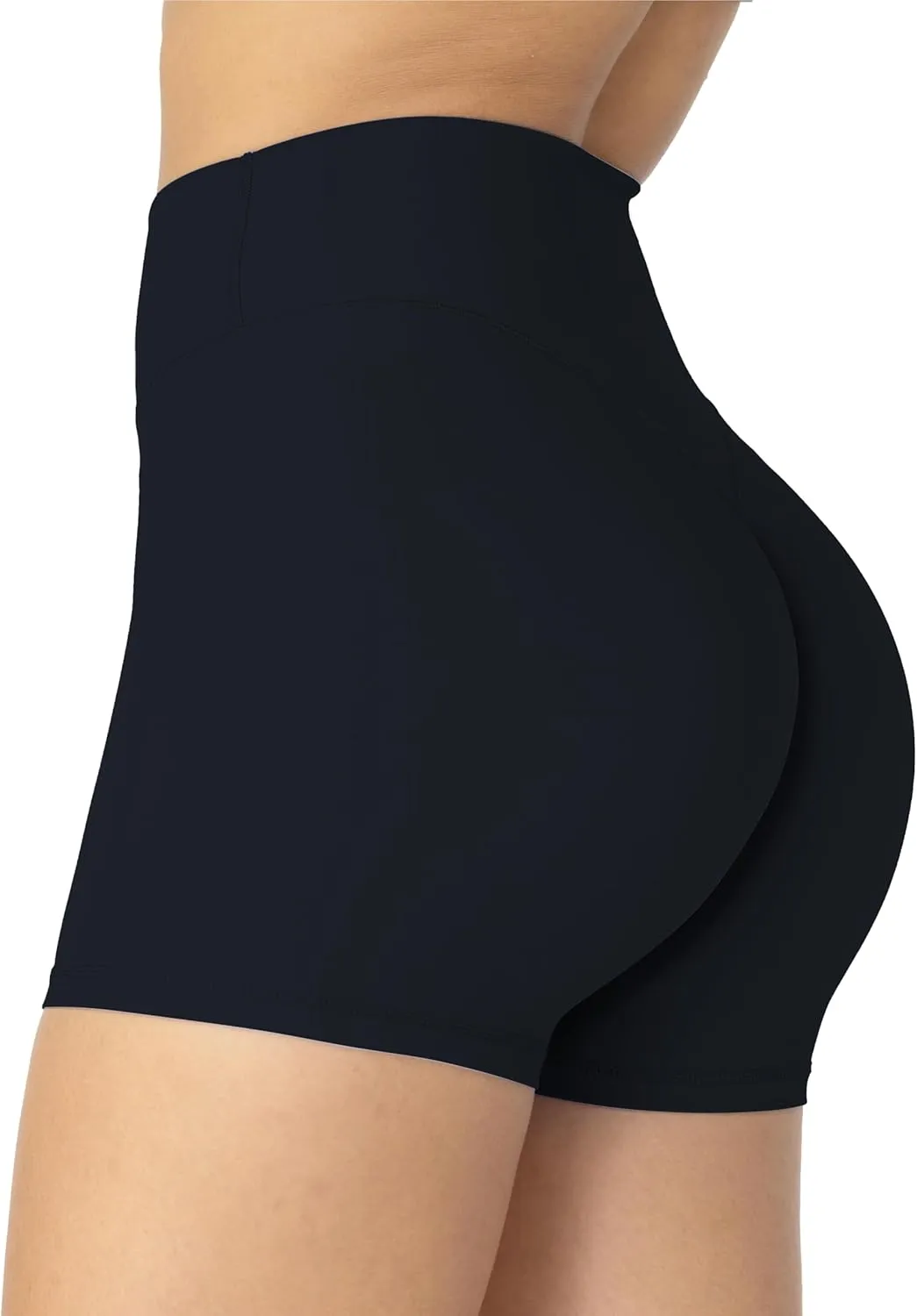 Sunzel Women's Invisible Butt Scrunch Shorts, High Waisted Biker Shorts, Gym Workout Yoga Running Shorts with Tummy Control