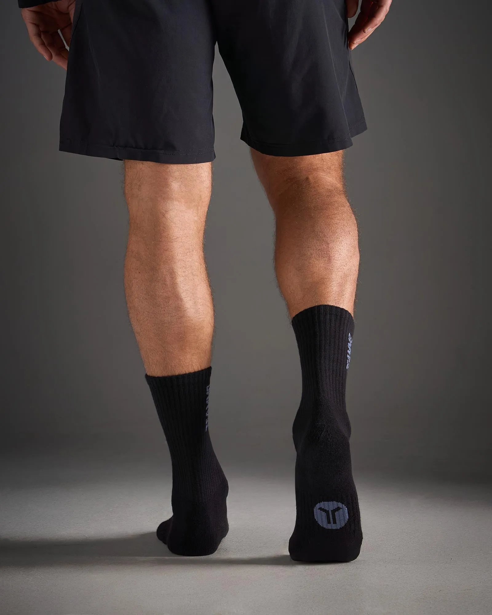 TEAMM8 Crew Socks - Black|Blue