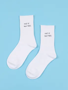 This Is How I Roll Crew Socks Silly Socks for Men Funky Socks Funny Socks