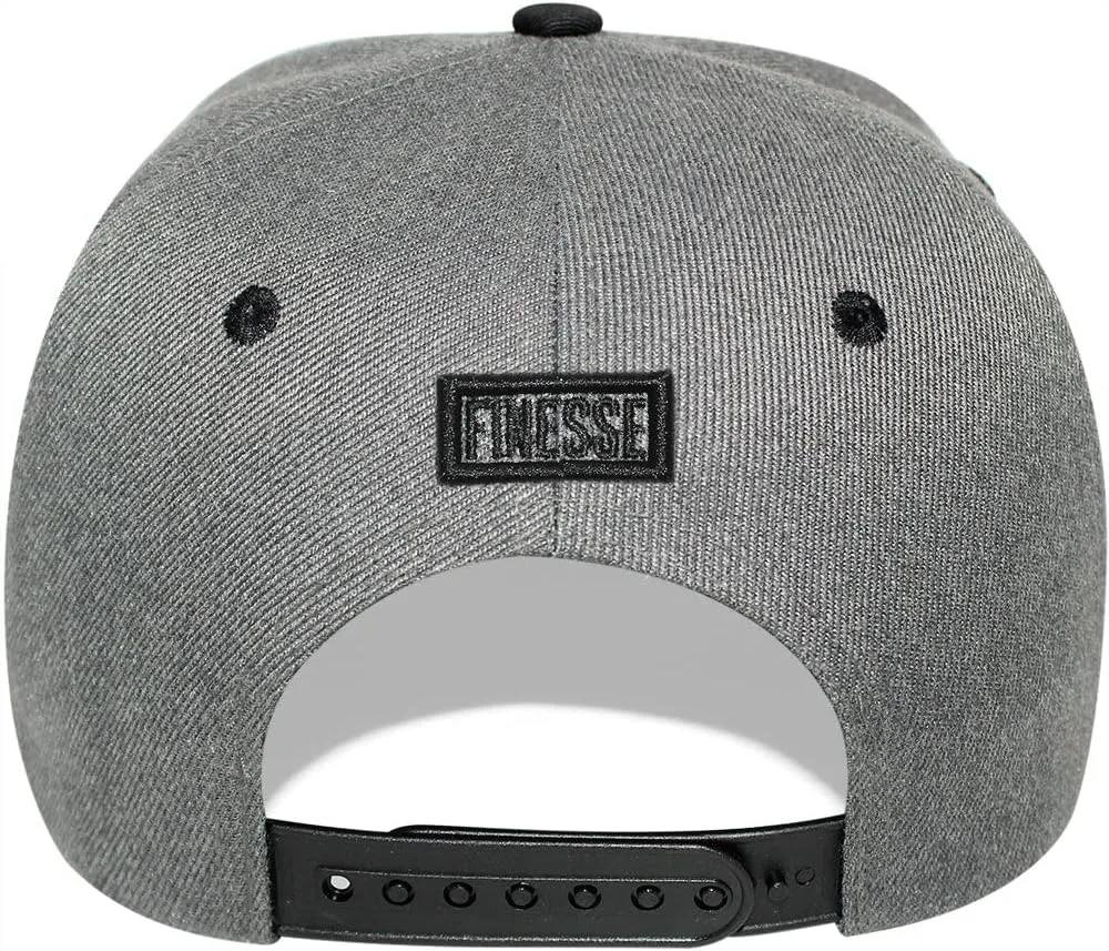 TOP Level Men's Adjustable Cotton Snapback Cap 7 (Various Unique Hat Designs Available)