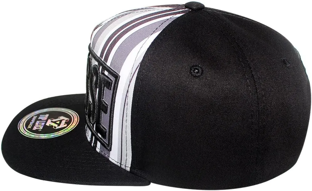 TOP Level Men's Adjustable Cotton Snapback Cap 7 (Various Unique Hat Designs Available)