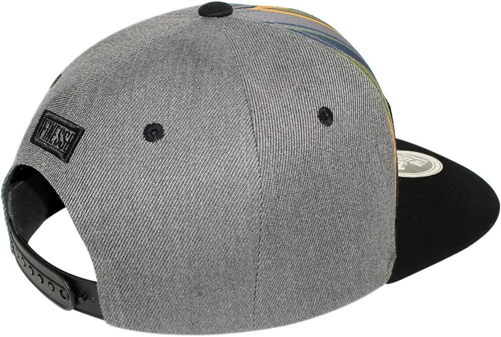 TOP Level Men's Adjustable Cotton Snapback Cap 7 (Various Unique Hat Designs Available)