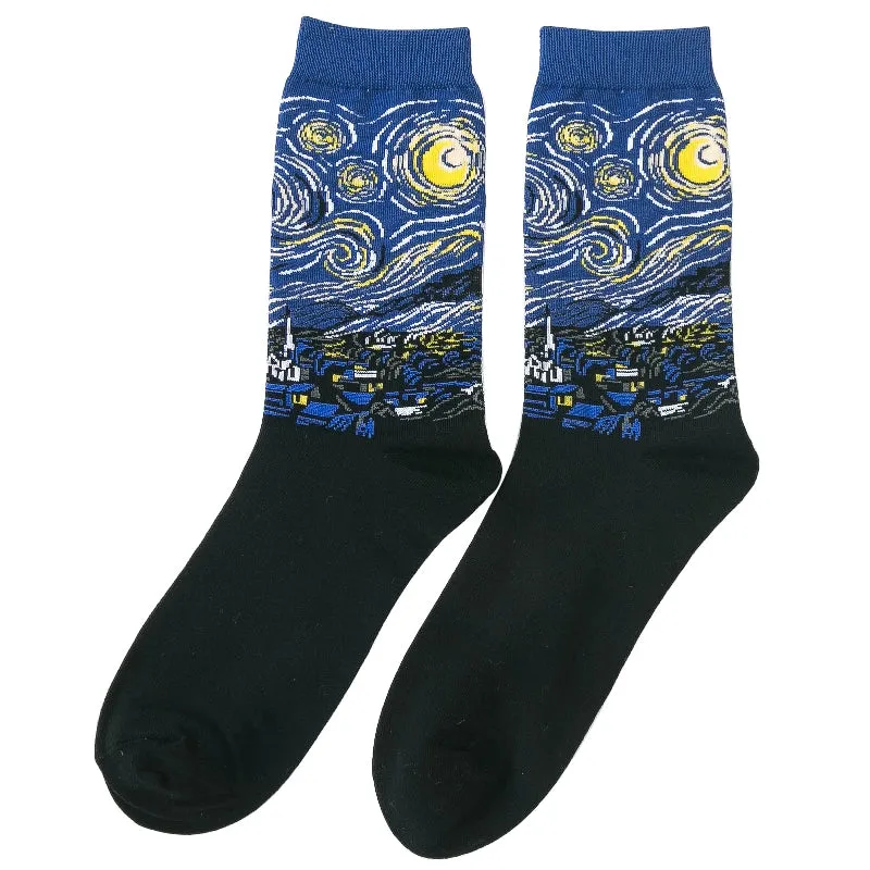 Trendy Mid-Barrel Cotton Socks