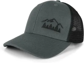 Trucker Hats for Men - Baseball Cap Adjustable Snapback Breathable Classics Mesh Back Cap Multicolor XL