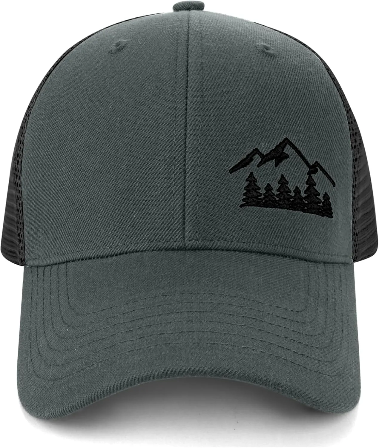 Trucker Hats for Men - Baseball Cap Adjustable Snapback Breathable Classics Mesh Back Cap Multicolor XL
