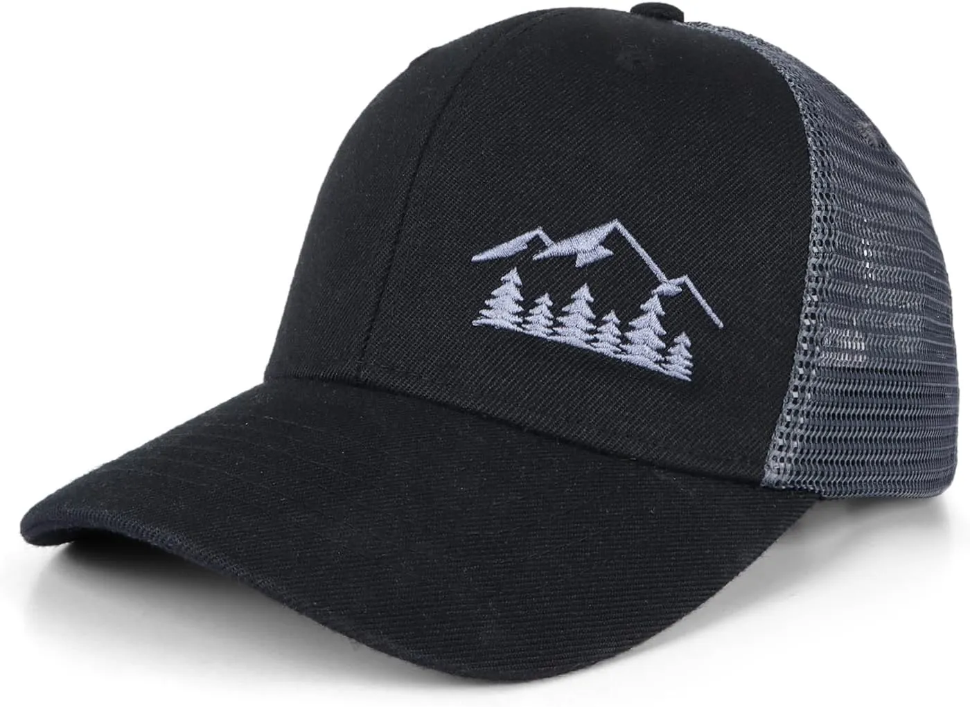 Trucker Hats for Men - Baseball Cap Adjustable Snapback Breathable Classics Mesh Back Cap Multicolor XL