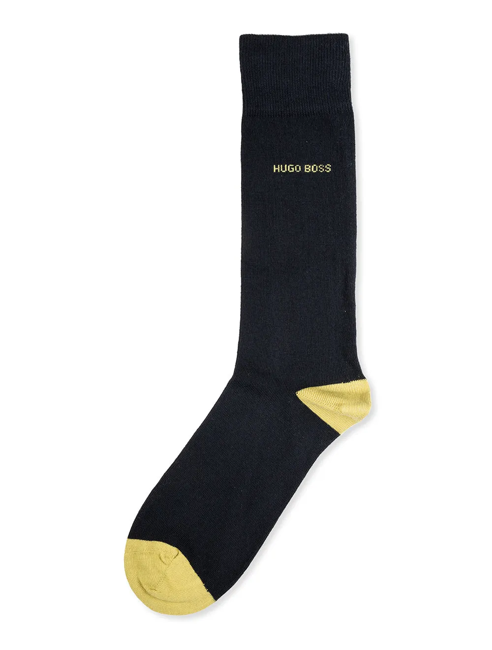 Two-Pack Of Cotton-Blend Socks With Contrast Accents Navy