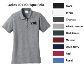 VBI Doors - Ladies 50/50 Pique Polo