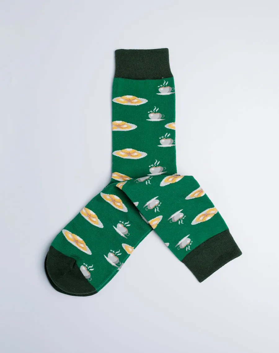 Women's Beignet & Coffee Crew Socks