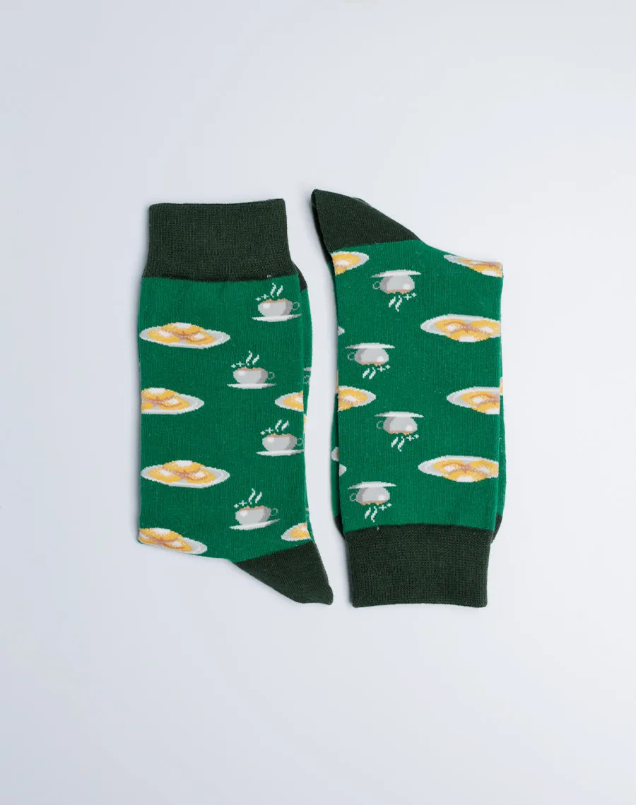 Women's Beignet & Coffee Crew Socks