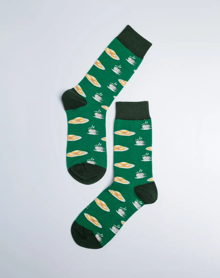 Women's Beignet & Coffee Crew Socks