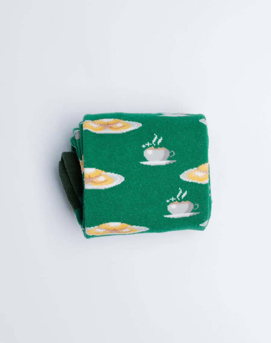 Women's Beignet & Coffee Crew Socks
