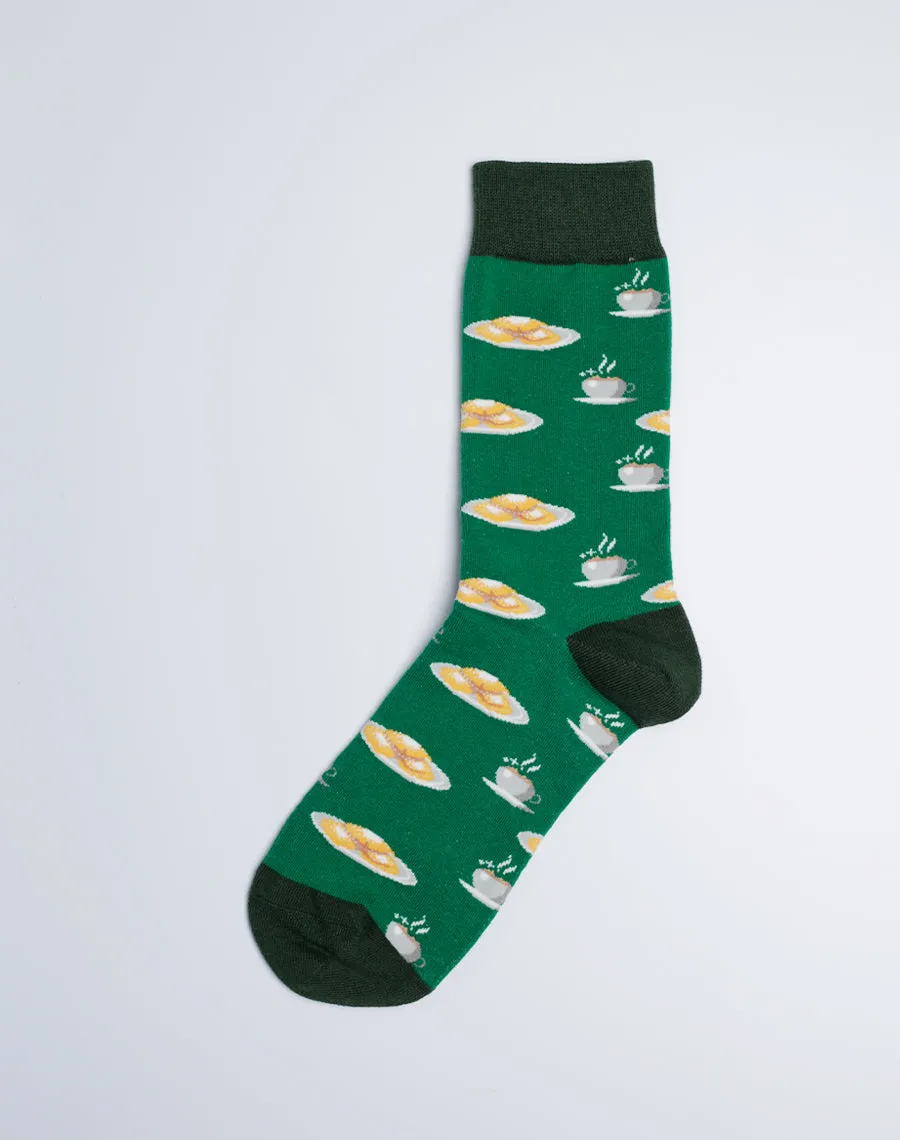 Women's Beignet & Coffee Crew Socks